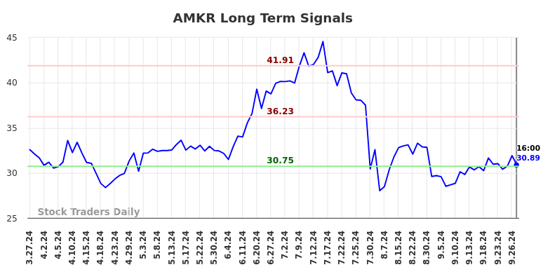 AMKR Long Term Analysis for September 28 2024