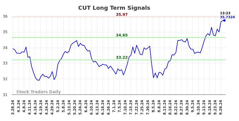 CUT Long Term Analysis for September 29 2024