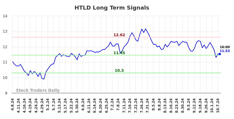 HTLD Long Term Analysis for October 8 2024