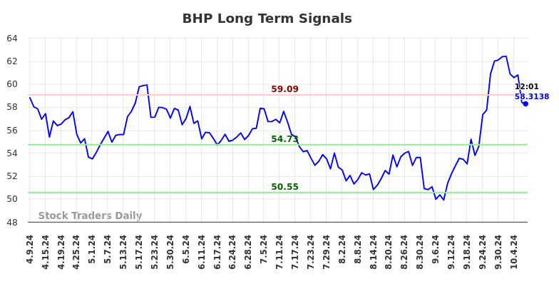 BHP Long Term Analysis for October 9 2024