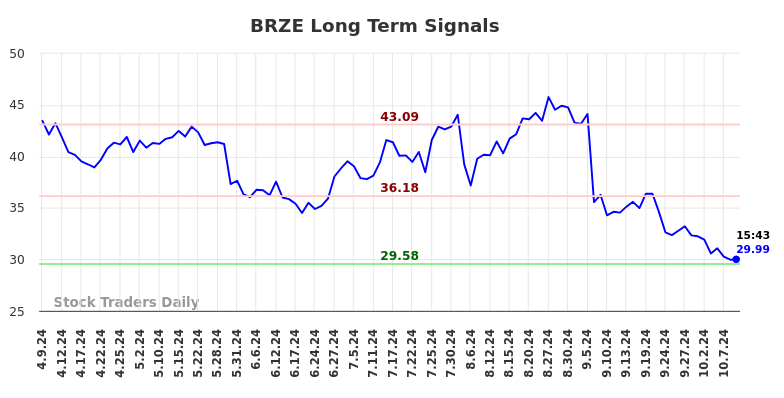 BRZE Long Term Analysis for October 9 2024