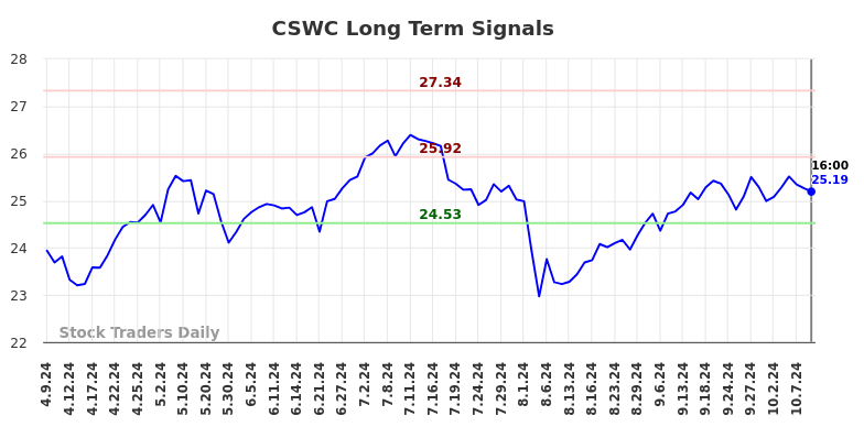 CSWC Long Term Analysis for October 10 2024