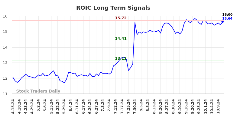 ROIC Long Term Analysis for October 13 2024