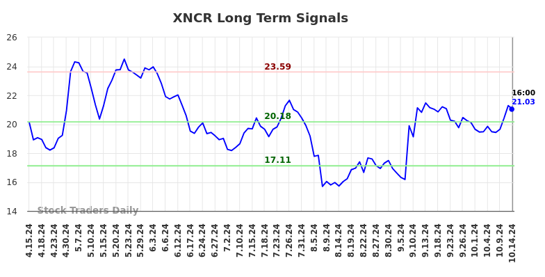 XNCR Long Term Analysis for October 14 2024