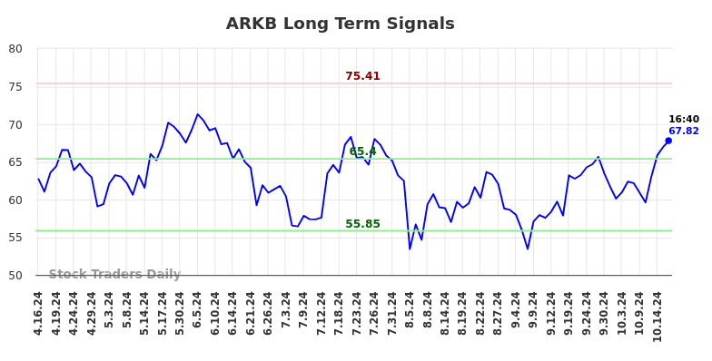 ARKB Long Term Analysis for October 16 2024