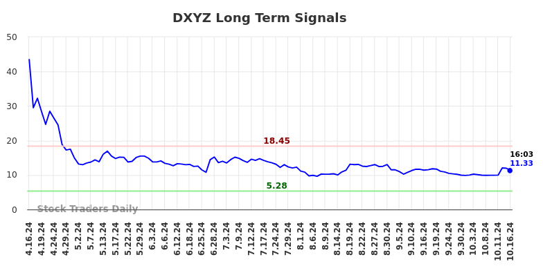 DXYZ Long Term Analysis for October 16 2024