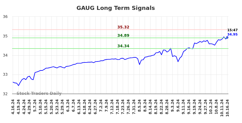 GAUG Long Term Analysis for October 17 2024