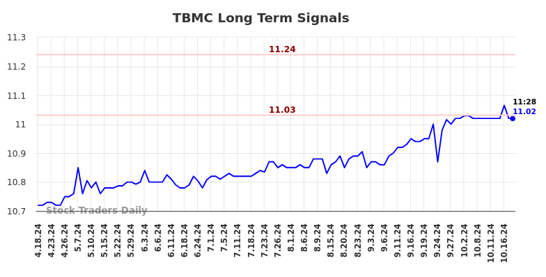 TBMC Long Term Analysis for October 18 2024