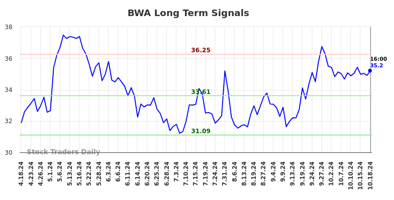 BWA Long Term Analysis for October 18 2024