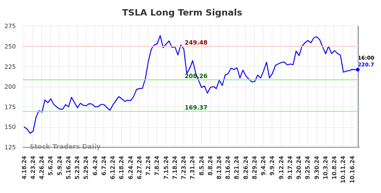 TSLA Long Term Analysis for October 19 2024