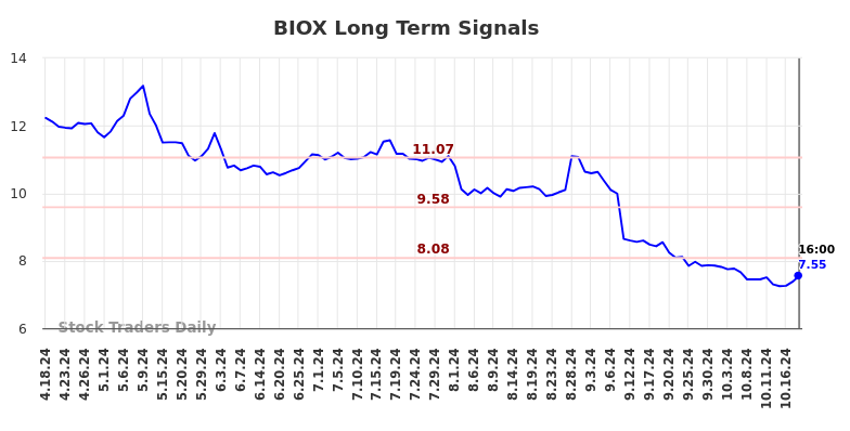 BIOX Long Term Analysis for October 20 2024