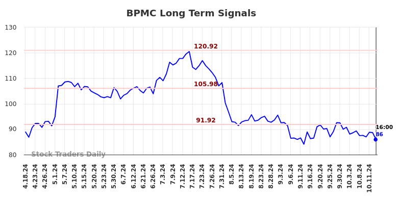 BPMC Long Term Analysis for October 20 2024