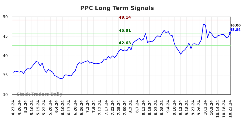 PPC Long Term Analysis for October 23 2024