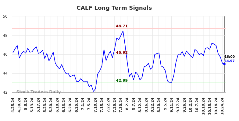 CALF Long Term Analysis for October 25 2024