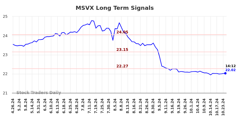 MSVX Long Term Analysis for October 26 2024