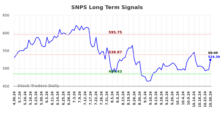 SNPS Long Term Analysis for October 30 2024