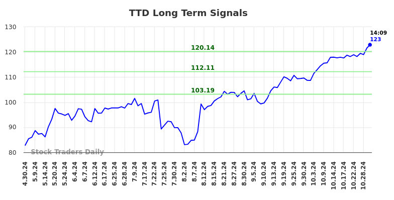 TTD Long Term Analysis for October 30 2024