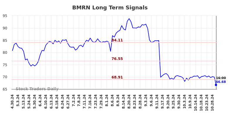 BMRN Long Term Analysis for October 31 2024