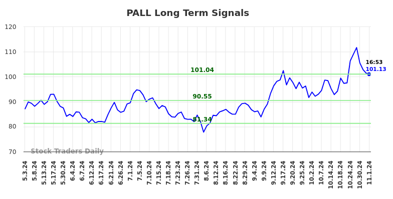 PALL Long Term Analysis for November 3 2024