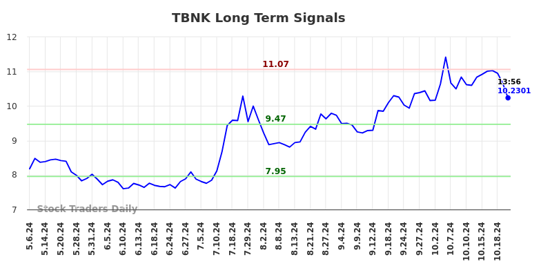 TBNK Long Term Analysis for November 4 2024