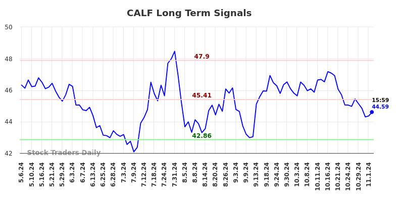 CALF Long Term Analysis for November 5 2024