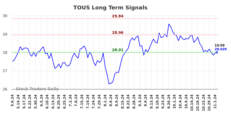 TOUS Long Term Analysis for November 6 2024