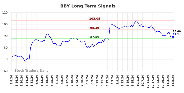 BBY Long Term Analysis for November 9 2024