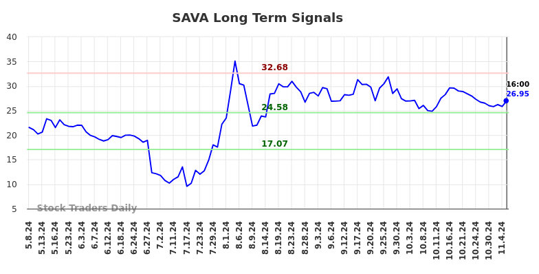 SAVA Long Term Analysis for November 10 2024