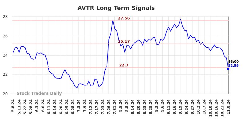 AVTR Long Term Analysis for November 10 2024