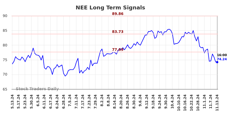 NEE Long Term Analysis for November 14 2024