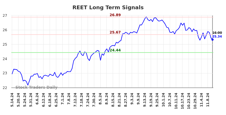 REET Long Term Analysis for November 14 2024