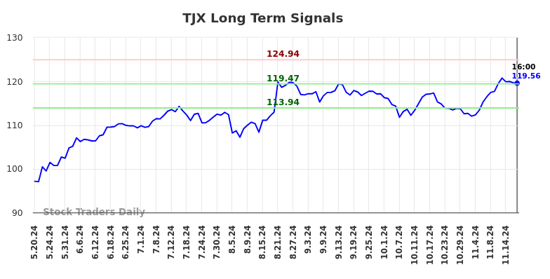 TJX Long Term Analysis for November 20 2024