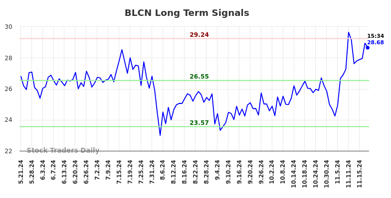 BLCN Long Term Analysis for November 21 2024