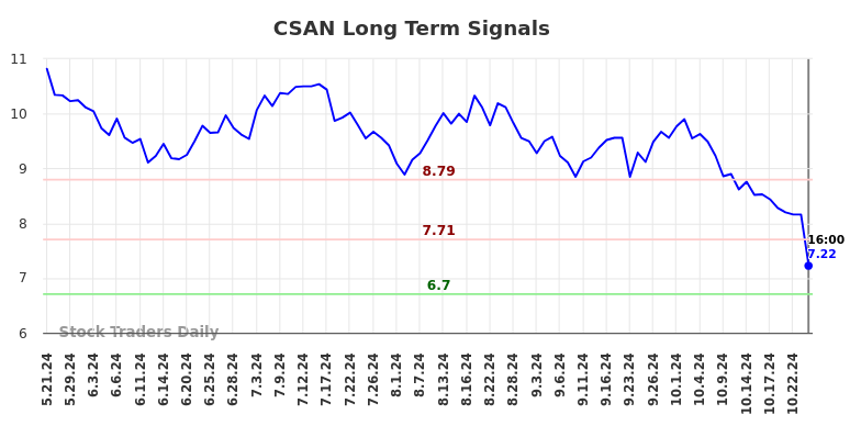 CSAN Long Term Analysis for November 22 2024