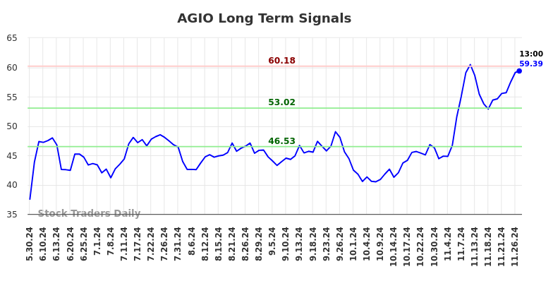 AGIO Long Term Analysis for December 1 2024