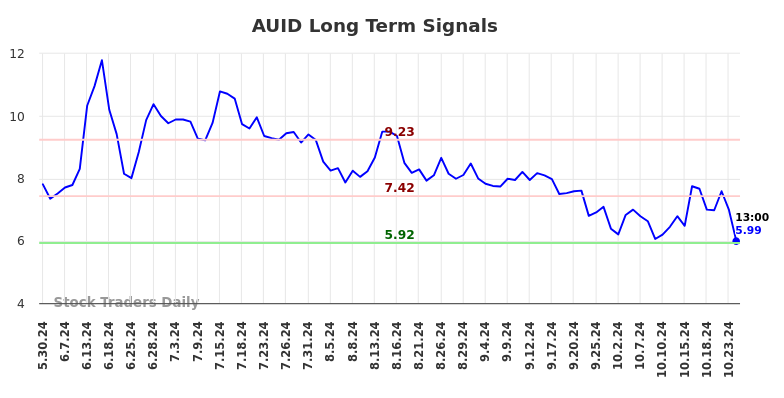 AUID Long Term Analysis for December 2 2024