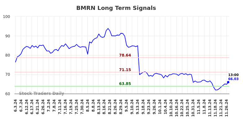 BMRN Long Term Analysis for December 2 2024