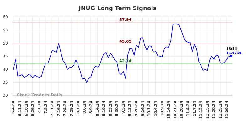 JNUG Long Term Analysis for December 4 2024