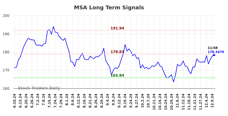 MSA Long Term Analysis for December 10 2024