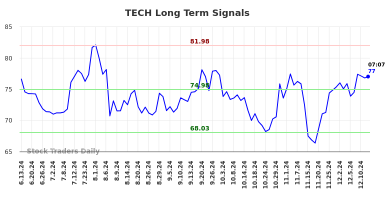 TECH Long Term Analysis for December 12 2024 TECH Long Term Analysis for December 12 2024