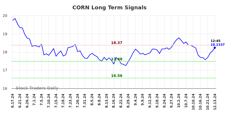 CORN Long Term Analysis for December 13 2024