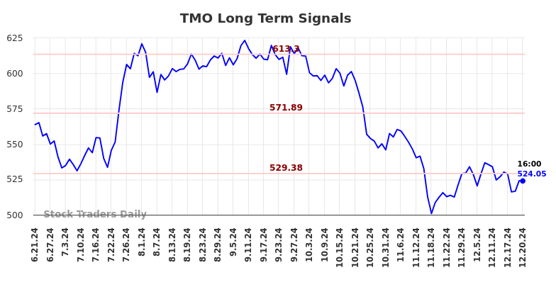 TMO Long Term Analysis for December 22 2024