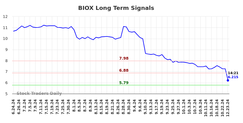 BIOX Long Term Analysis for December 23 2024