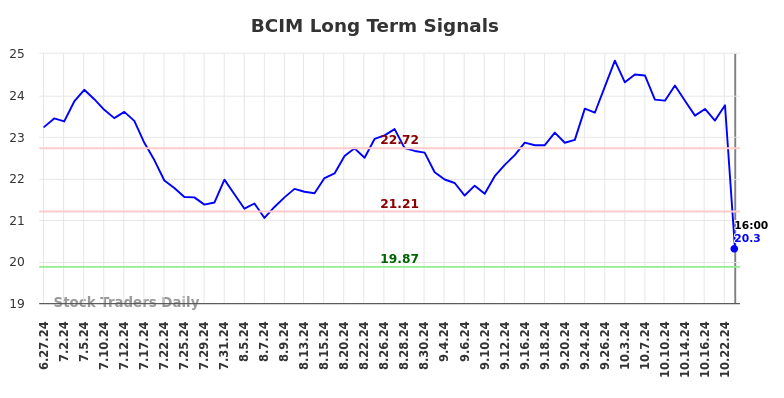 BCIM Long Term Analysis for December 29 2024