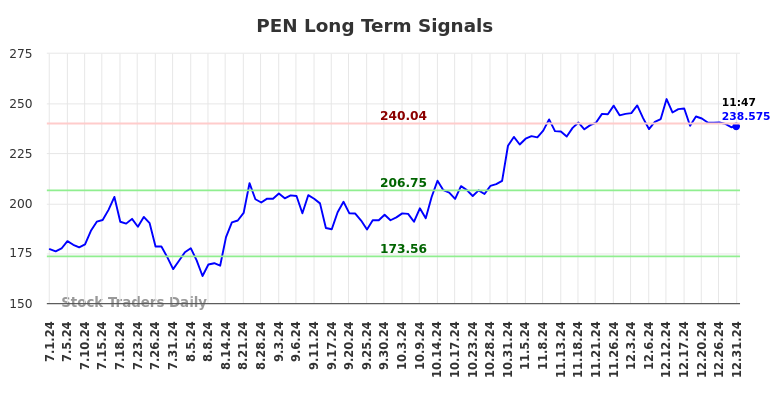 PEN Long Term Analysis for December 31 2024