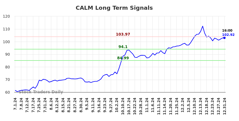 CALM Long Term Analysis for January 1 2025