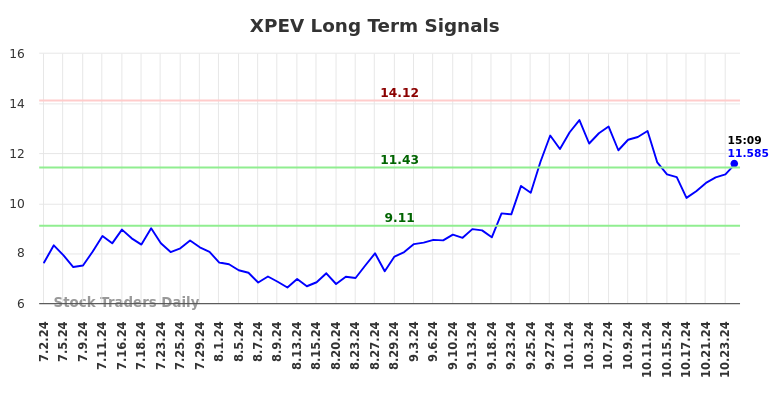 XPEV Long Term Analysis for January 2 2025