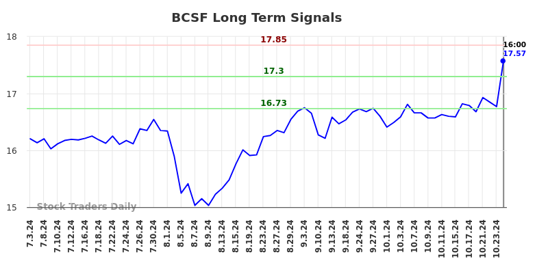 BCSF Long Term Analysis for January 3 2025