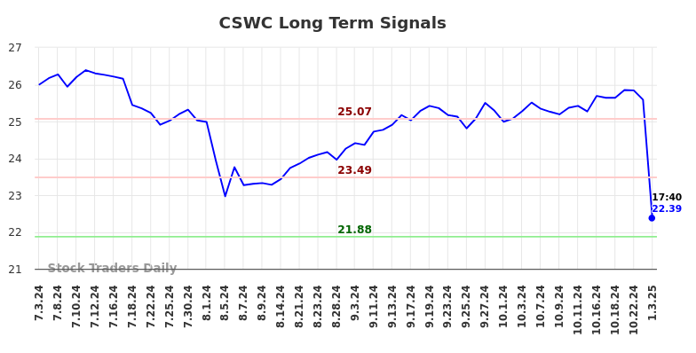 CSWC Long Term Analysis for January 3 2025