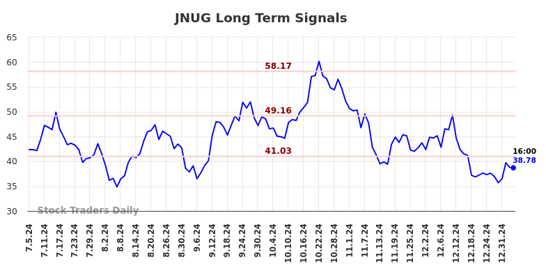 JNUG Long Term Analysis for January 5 2025